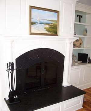 Wilson Building Co | Nantucket Home Builder | Fireplace Mantel